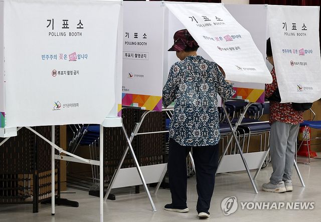 '민주주의 꽃은 선거입니다'