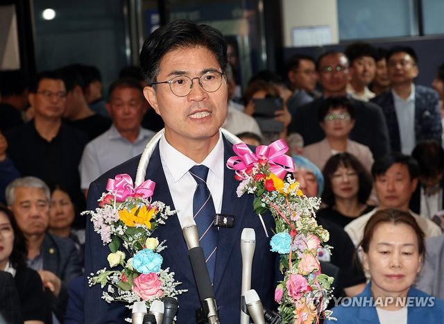 소감 말하는 이원택 전북도지사 후보