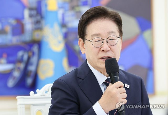 이재명 대통령, 아프리카 외교장관 단체 접견
