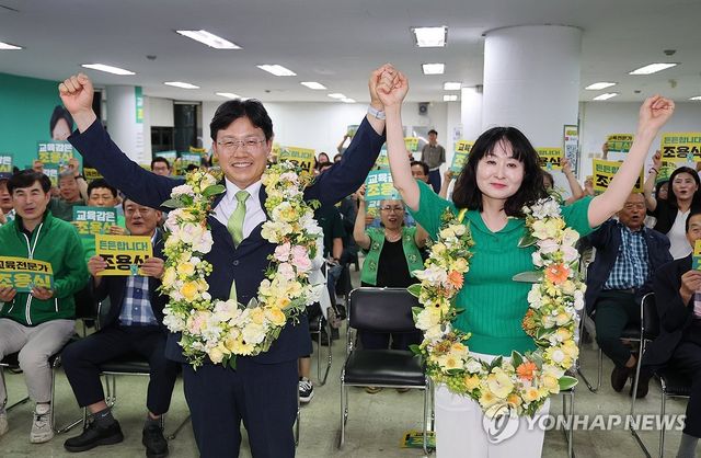 당선 확실시 조용식 울산교육감 후보