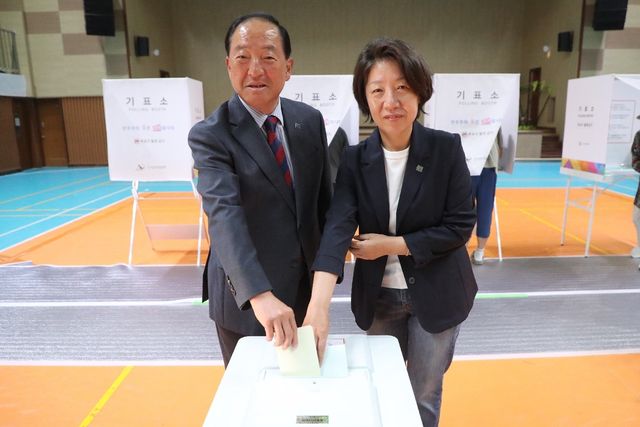 국민의힘 이병선 속초시장 후보 본 투표
