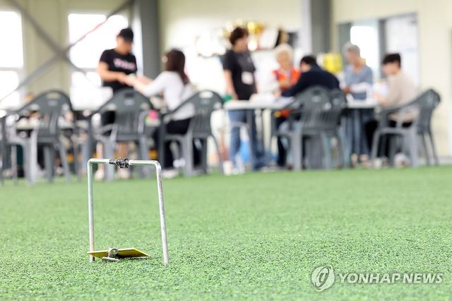 장성 게이트볼장 투표소