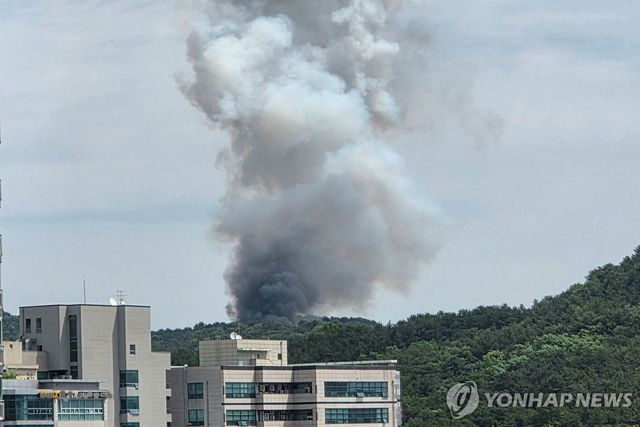 한화에어로스페이스 대전공장서 폭발사고