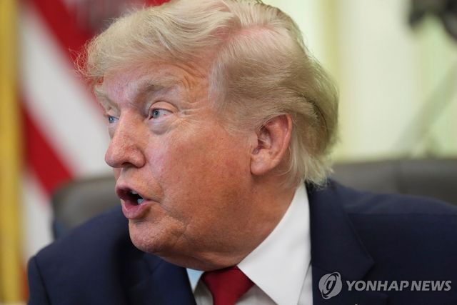 도널드 트럼프 미국 대통령