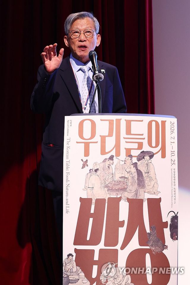 '우리들의 밥상' 언론공개회 참석한 유홍준 관장