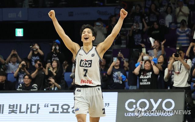 "이겼다" MVP 허훈의 포효