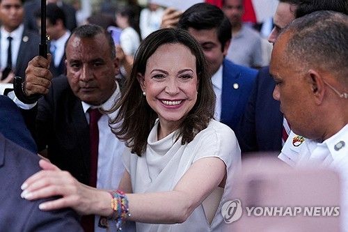베네수엘라 야권 지도자 마리아 코리나 마차도