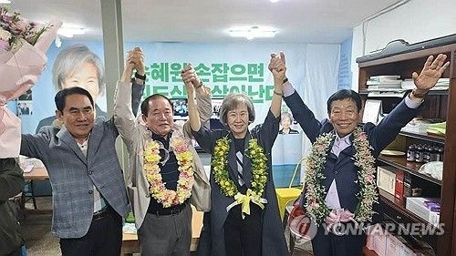 손혜원 전 국회의원, 목포시의원 당선