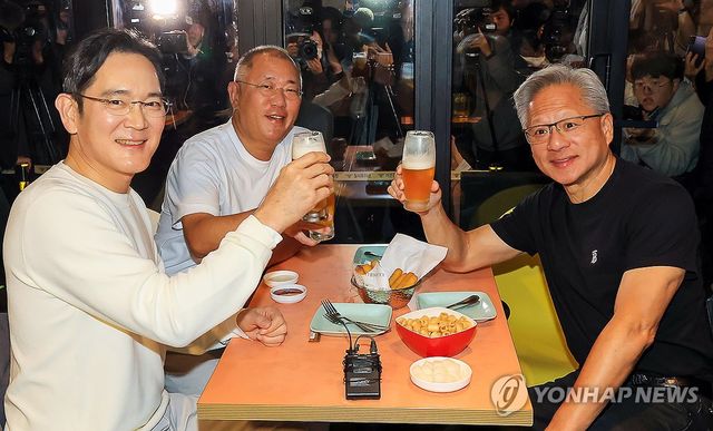 젠슨 황·이재용·정의선 치맥 회동