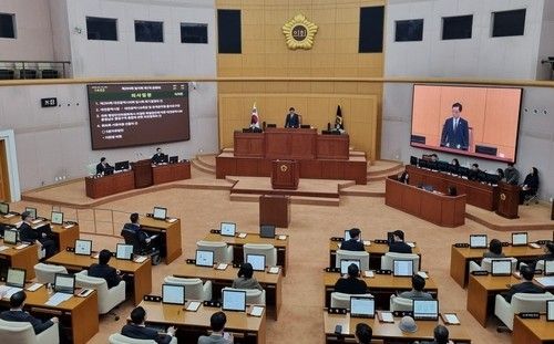 대전시의회 본회의장 