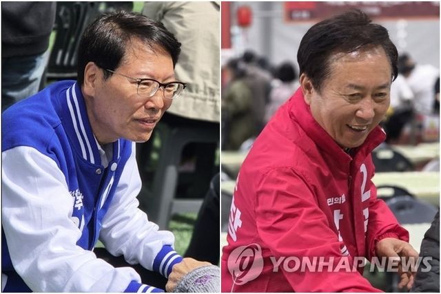 이삼걸·권기창 안동시장 예비후보 당시 모습