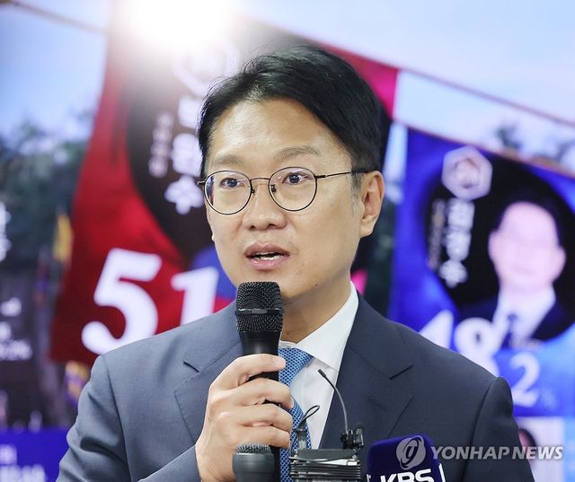 소감 밝히는 김남준 후보