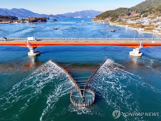 지족해협 죽방렴