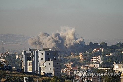 이스라엘군의 레바논 남부 공습