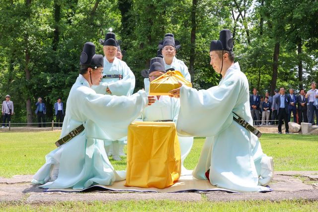 지난해 태종대왕 603주기 기신제향
