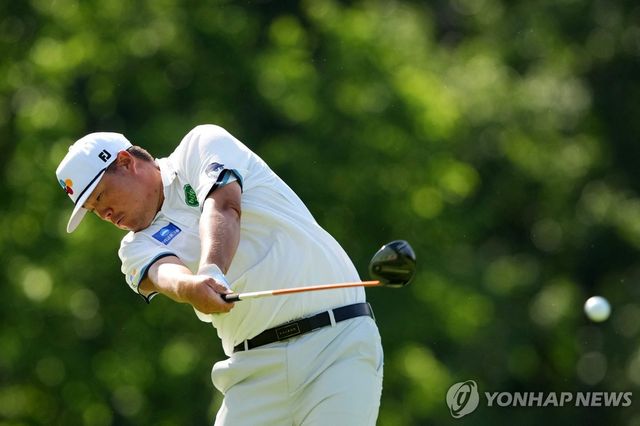 임성재 메모리얼 토너먼트 2라운드 경기 모습 