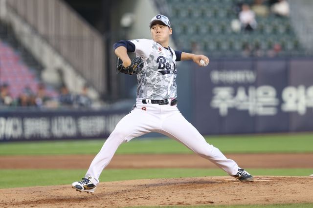 올 시즌 최고의 투구를 펼친 두산 최승용
