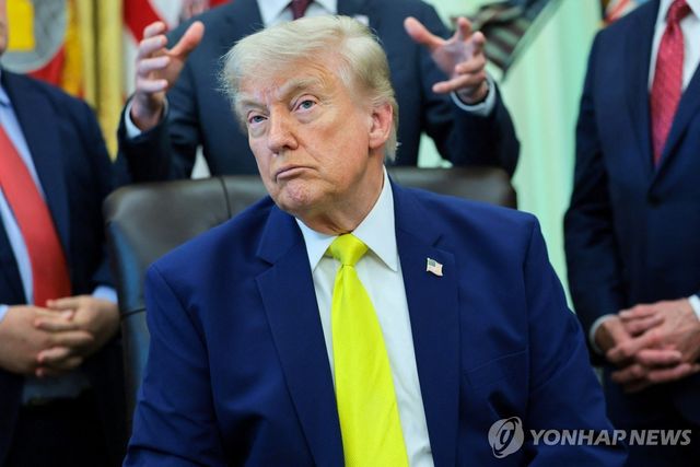 도널드 트럼프 미국 대통령