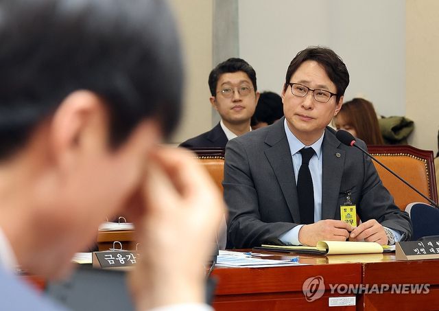 국회 출석한 이재원 빗썸 대표이사