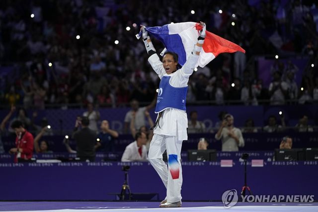 2024 파리 올림픽에서 금메달을 딴 알테아 로랭.