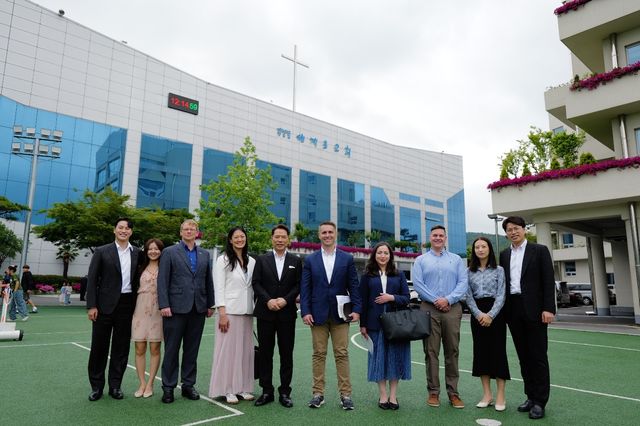 미 국무부 차관보, 부산 세계로교회 방문