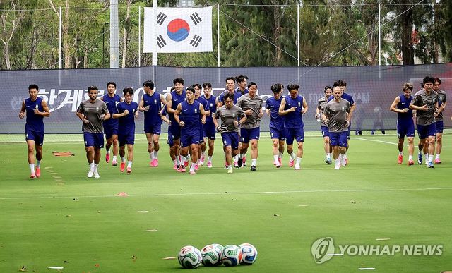멕시코 첫 훈련 시작한 한국 대표팀
