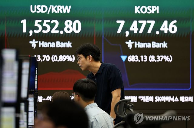 원/달러 환율 1,555.2원 개장…17년 3개월 만에 최고