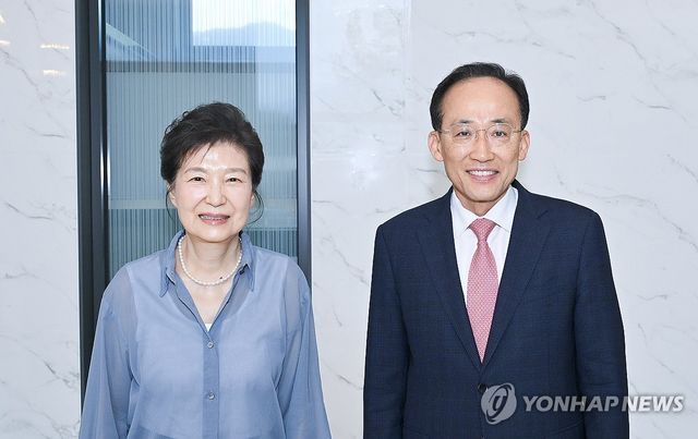추경호 대구시장 당선인, 박근혜 전 대통령 예방