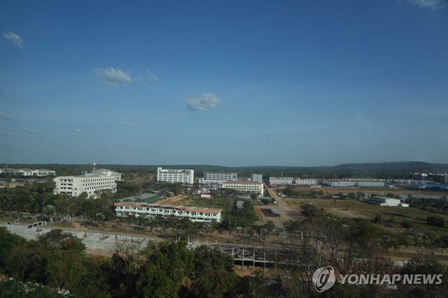 캄보디아 오스막 지역 범죄단지 전경
