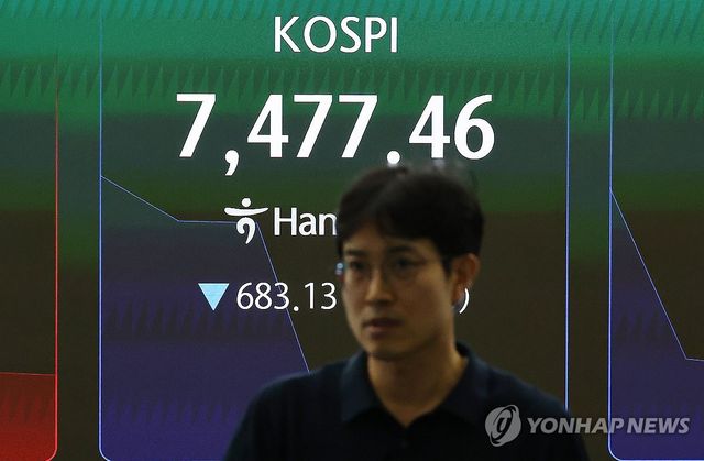급락장에 코스피 서킷 브레이커 발동