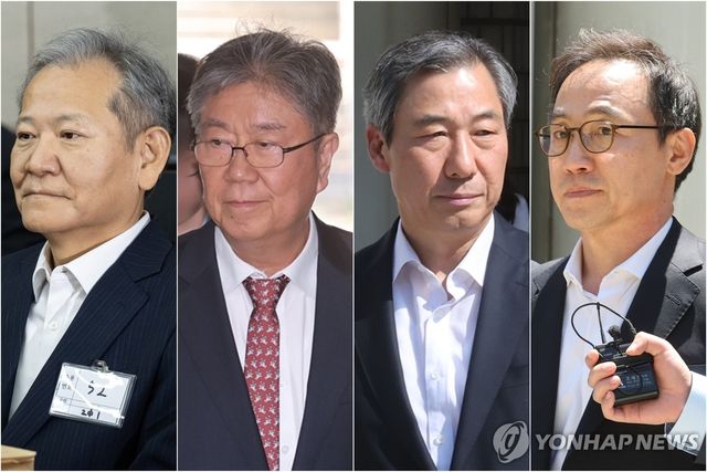이상민·김대기·윤재순·김오진