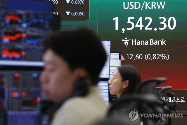 치솟는 환율