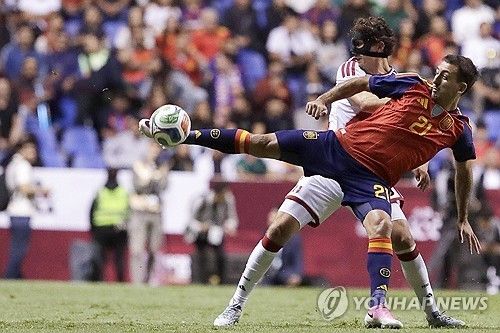 스페인과 페루의 월드컵 평가전