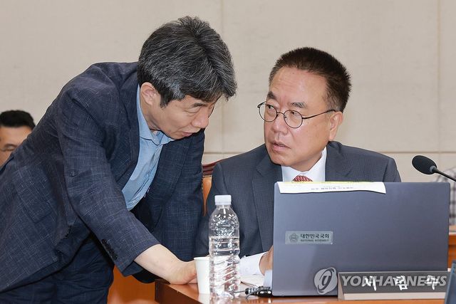 대화하는 선관위 국조특위 여야 간사