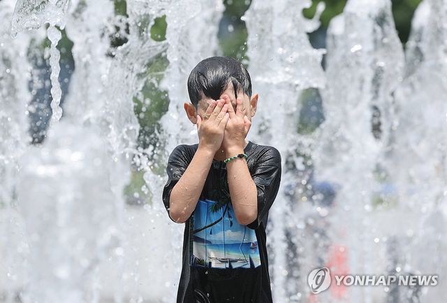 계속된 무더위