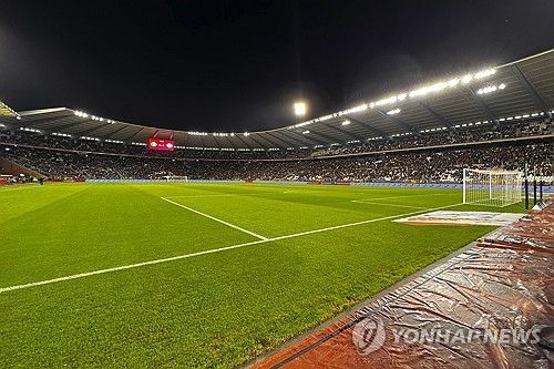 BTS의 공연이 열리는 브뤼셀 보두앵 국왕경기장 [AP 연합뉴스 자료사진. 재판매 및 DB 금지] 
