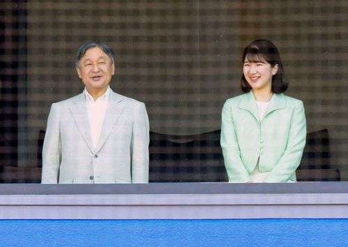 나루히토 일왕(왼쪽)과 그의 외동딸 아이코 공주