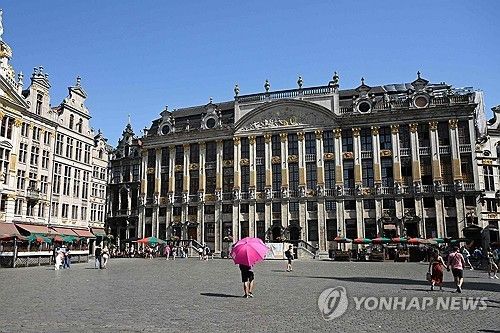 브뤼셀의 대표적인 광장 그랑플라스 [AFP 연합뉴스 자료사진. 재판매 및 DB 금지]