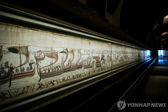 정복왕 윌리엄의 정복 과정 묘사한 바이외 태피스트리