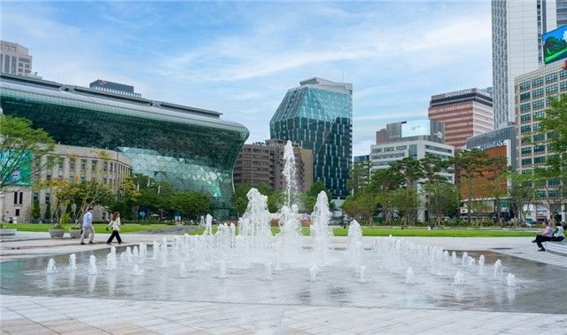 서울광장 바닥분수