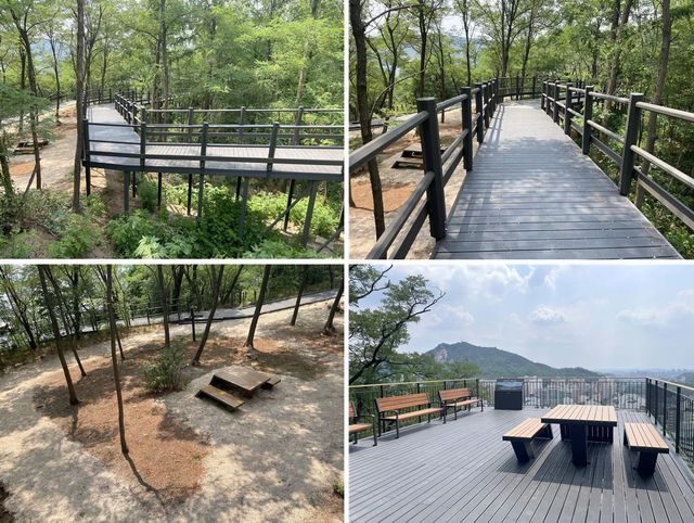 홍제3동 개미마을 인근에 조성한 인왕산 이음길