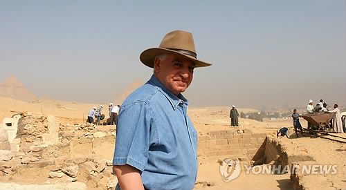 이집트 고고학의 상징, 자히 하와스 [EPA 연합뉴스 자료사진]