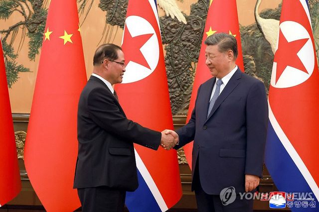 북한 박태성 총리, 시진핑 만남