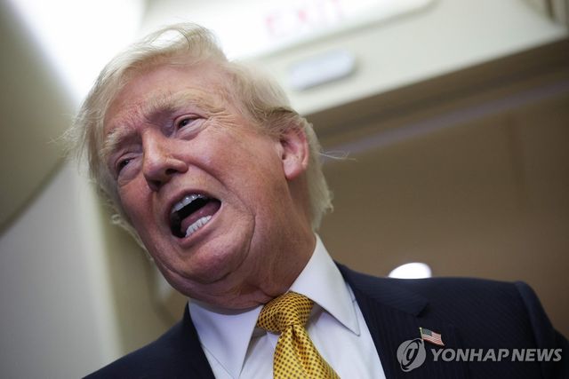도널드 트럼프 미국 대통령