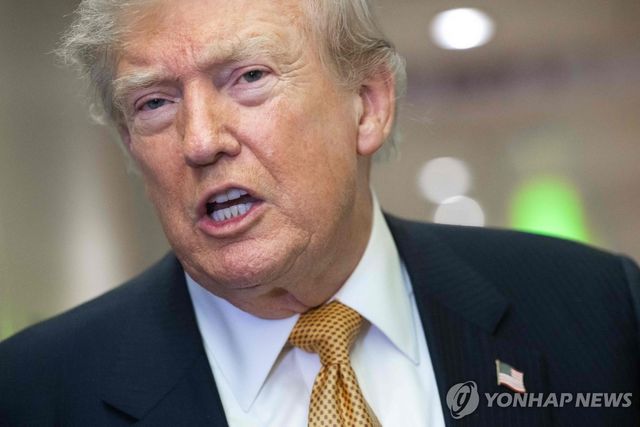 도널드 트럼프 미 대통령