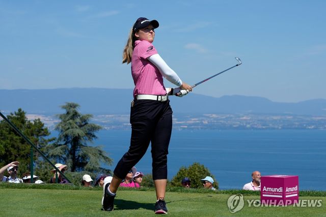 에비앙 챔피언십에서 준우승한 브룩 헨더슨