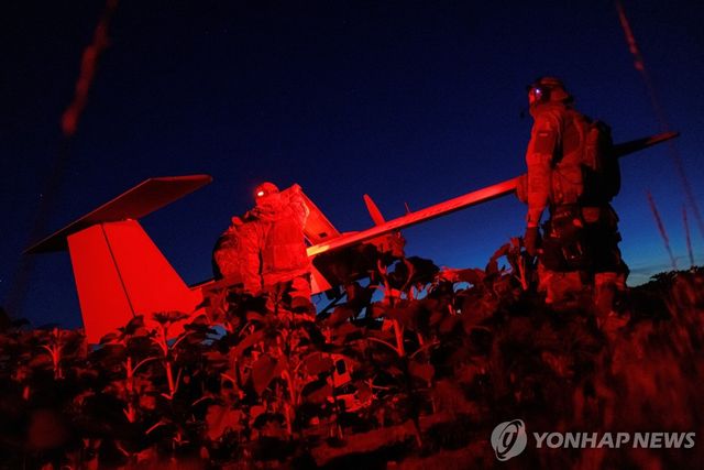 우크라 남부에서 중거리 드론 공격을 준비 중인 우크라이나군