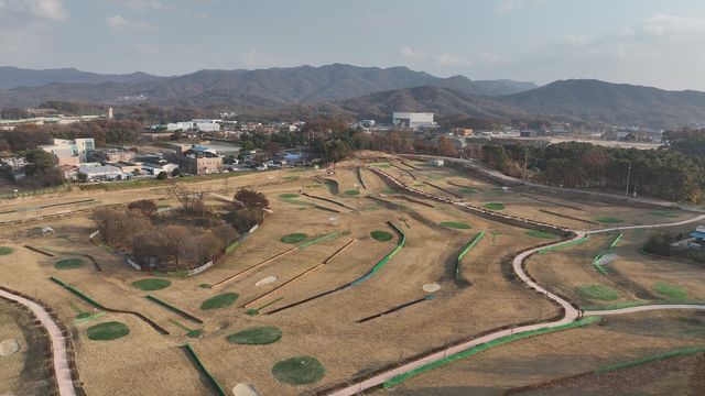 충북 도립파크골프장 전경