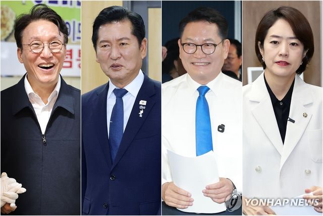 더불어민주당 당 대표 경선 나서는 김민석-정청래-송영길-고민정
