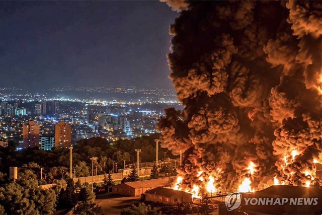 미군의 이란 남부 폭격